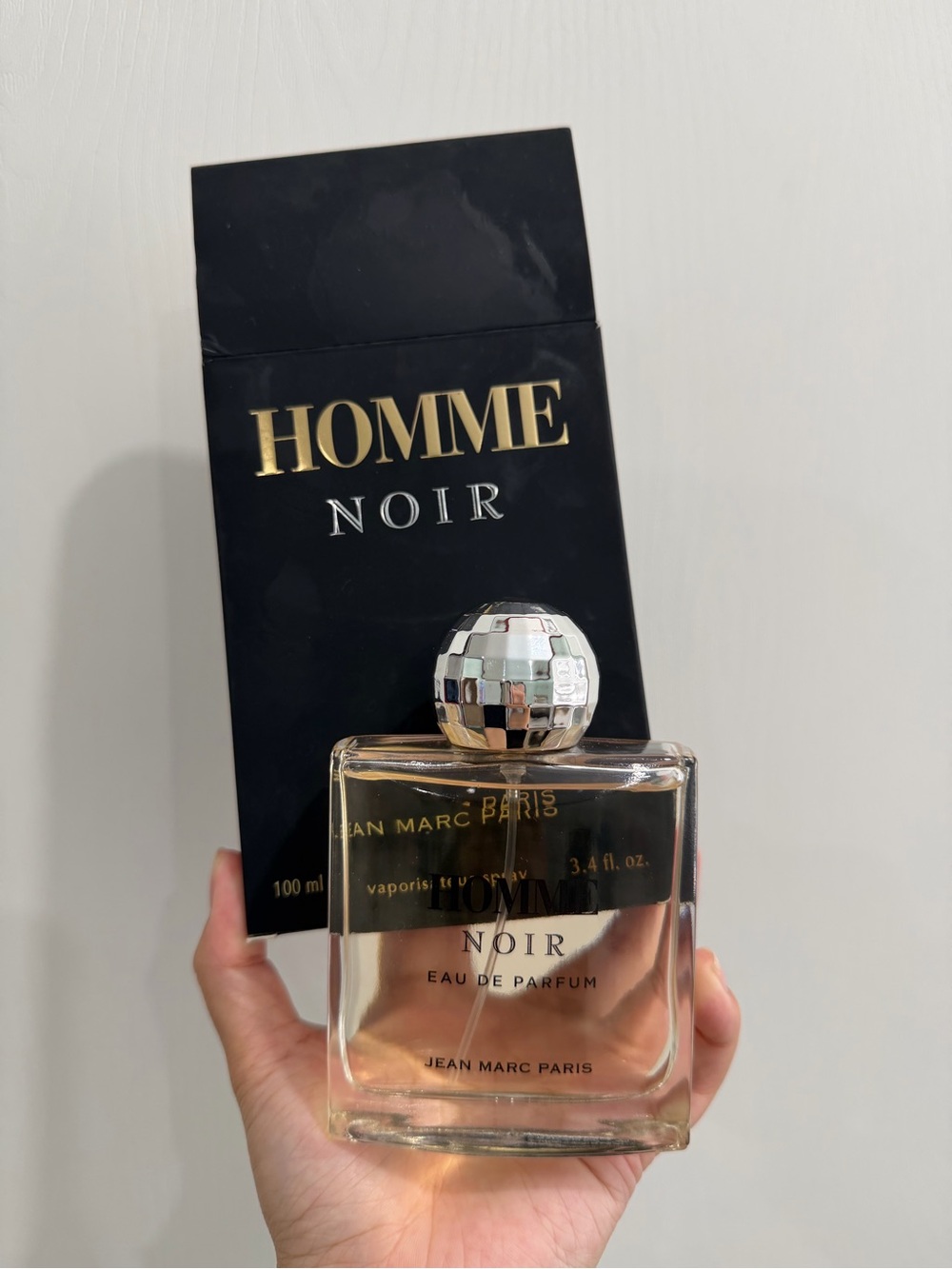 Jean Marc Paris HOMME NOIR Eau de Parfum EDP Spray 3.4 oz / 100 ml